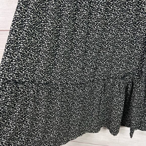 Hayden Plus Size Black & White Speckled Midi Skirt Size 1XL - Picture 2 of 6